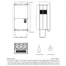 Falownik wektorowy 280kW 3-fazowy 460VAC Delta Electronics VFD2800C43A